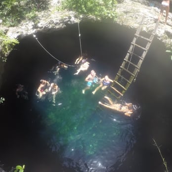 Adventure Tour Center - The final Cenote we visited was for jumping! - Tours Near Me - Tulum, ROO