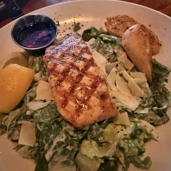 Thirty 5ive Tavern & Grill - Caesar Salad with grilled salmon - Steakhouses Near Me - El Paso, Texas