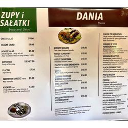 Polish Paczki Cafe - Menu Polish Paczki Cafe.(Harlem Ave/Foster Ave Big Plaza ) Not only The Best Paczki in Chicago but also Very Good Polish Dishes! Cool!