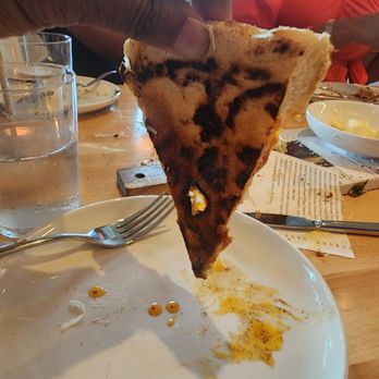 Indaco - Just a mess! Look what they did to that pizza! - Wine Bars Near Me - Atlanta, Georgia
