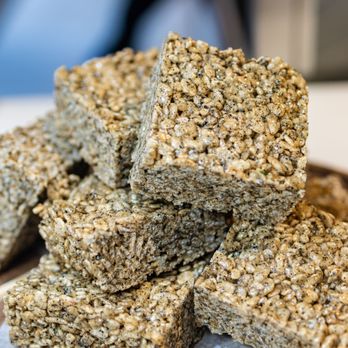 Bakerrae - White Miso Black Sesame Rice Krispie ($4.50) - Cafes Near Me - Toronto, Ontario Bakerrae - White Miso Black Sesame Rice Krispie ($4.50) - Cafes Near Me - Toronto, Ontario