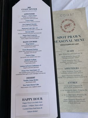 Menu photo 2 Coast Vancouver, BC