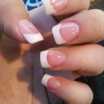 Pro Nails - Full set of pink and white acrylics  $55 - Nail Salons Near Me - Lutherville Timonium, Maryland
