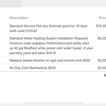 J. Blanton Plumbing - Quote from J Blanton. Everything proposed from just a visual inspection. They did not even open, check or test the water tank. - Plumbing Near Me - Northbrook, Illinois J. Blanton Plumbing - Quote from J Blanton. Everything proposed from just a visual inspection. They did not even open, check or test the water tank. - Plumbing Near Me - Northbrook, Illinois