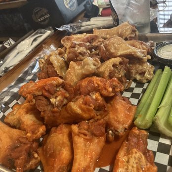Casey's Black Rock - More wing angles -- decently crispy - Sports Bars Near Me - Buffalo, New York