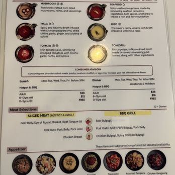 DAM-A - Menu - Korean Near Me - Austin, Texas