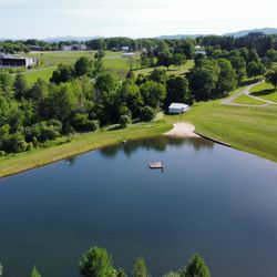 Lake Champagne Campground - Beautiful 3 acre swimming lake with sandy beach