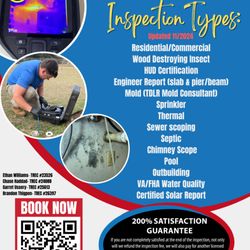 Averson Inspections - Averson Inspections offers a wide range of services. Home inspection, Mold Inspection, Solar Inspections & more!
Call/Text 254-931-7978