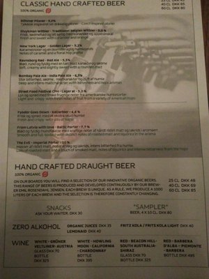 Menu photo 1 Nørrebro Bryghus Copenhagen, 84