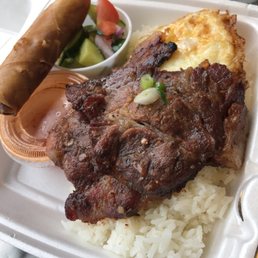 Grilled Pork Chop Rice Bowl
