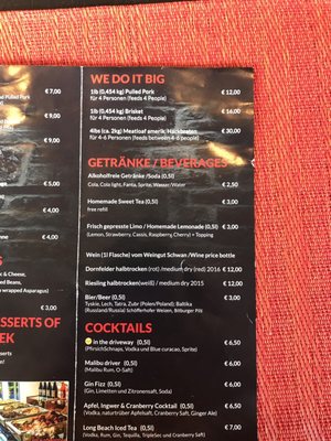 Menu photo 3 The BBQ Connection Ramstein-Miesenbach, RP Menu photo 3 The BBQ Connection Ramstein-Miesenbach, RP