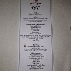 Maranao Grill - Buffet menu