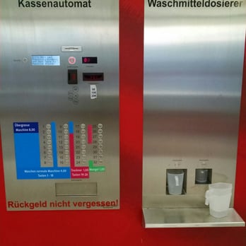 City-Dry-Clean - After filling your machine, this is where you'll pay, €4 for a normal sized load. Laundry detergent and softener included and provided. - Laundry Services Near Me - Munich, BY