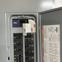 Arlington Electrical Services LLC - An installed generator inlet interlock.