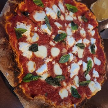 The Forge - Margarita pizza with ricotta - Lounges Near Me - Pittsburgh, Pennsylvania