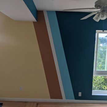 Antonio Painting - Another shot of these stripes. We're really happy with how they came out - Painters Near Me