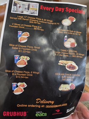 Menu photo 4 Ray's Pizza Scottsdale, AZ