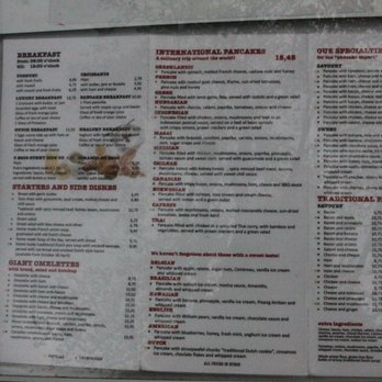 The Pancake Bakery - menu outside - Pancakes Near Me - Amsterdam, New Hampshire The Pancake Bakery - menu outside - Pancakes Near Me - Amsterdam, New Hampshire
