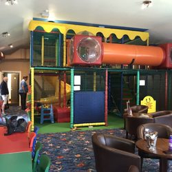 Indoor play place.  Costs £1 per hour