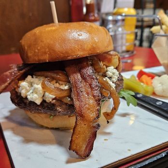 Brickhouse Cafe & Bar - Bluesy Bacon Burger - Burgers Near Me - San Francisco, California Brickhouse Cafe & Bar - Bluesy Bacon Burger - Burgers Near Me - San Francisco, California