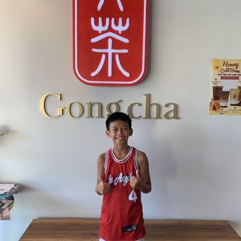 Gong Cha - Two thumbs up from our basketball player! - Coffee & Tea Near Me - Buena Park, California Gong Cha - Two thumbs up from our basketball player! - Coffee & Tea Near Me - Buena Park, California