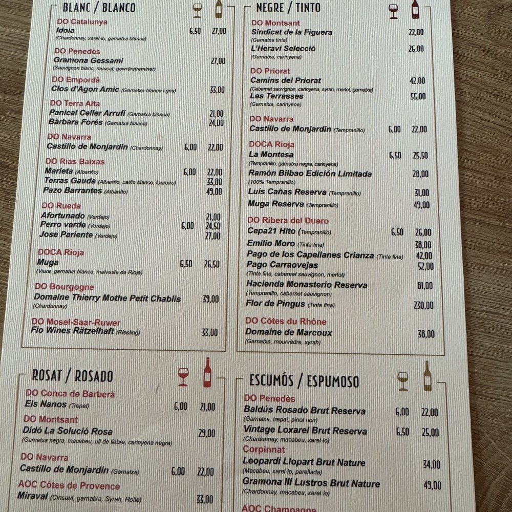 MANÁ 75 - Menu - Mediterranean Near Me - Barcelona, B MANÁ 75 - Menu - Mediterranean Near Me - Barcelona, B