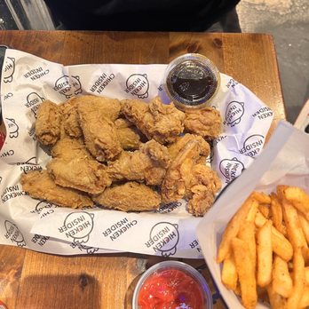 Chicken Insider - Crispy Wing 18 pcs and Cajun Fries - Chicken Wings Near Me - New York, New York Chicken Insider - Crispy Wing 18 pcs and Cajun Fries - Chicken Wings Near Me - New York, New York