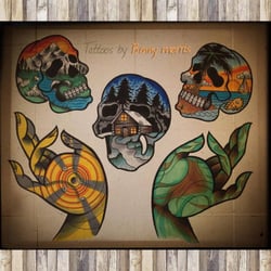 Into the Sun Tattoos - Benny Morris