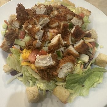 The Toasted Yolk Cafe - Fried chicken salad - Breakfast & Brunch Near Me - Danville, Virginia