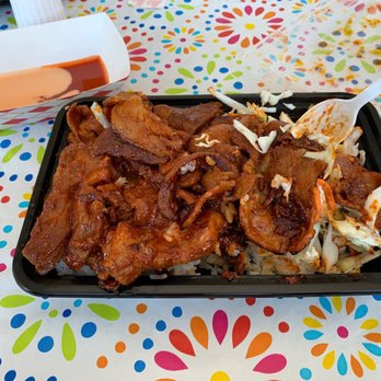 BBQ Kalbi - Spicy pork plate $13.00 - Korean Near Me - San Jose, California