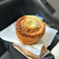 Farm To Market Bakery - Lime-soaked Cornbread-Pound Cake Combo! IG - @bilalandjesseatfood