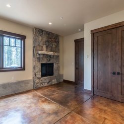 Steele Construction - Interior concrete floor, stained and sealed.