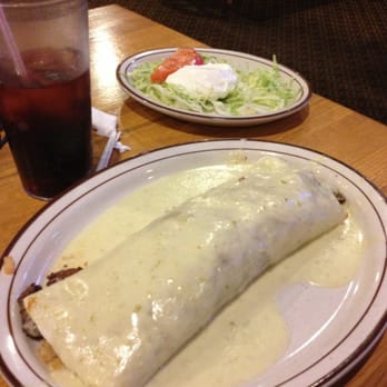 El Toro - This is the Monster Burrito. It's quite literally enough for at least 2 people, if not 3. My husband loved it. - Mexican Near Me - Dayton, Ohio