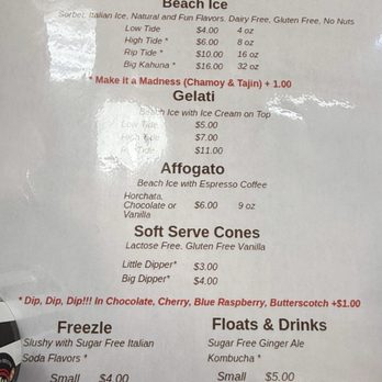 So Cal Famous Beach Ice - Menu 7/6/25 - Ice Cream & Frozen Yogurt Near Me - Poway, California So Cal Famous Beach Ice - Menu 7/6/25 - Ice Cream & Frozen Yogurt Near Me - Poway, California
