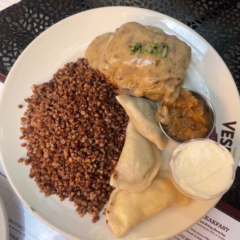 Veselka - Deluxe Vegetarian Combo - Ukrainian Near Me - New York, New York Veselka - Deluxe Vegetarian Combo - Ukrainian Near Me - New York, New York