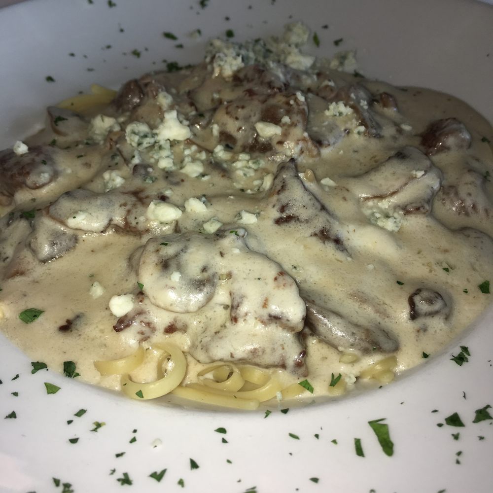 The Glenwood - Beef Tenderloin tips with Mushrooms in cream sauce served over pasta - New American Near Me - Onekama, Michigan The Glenwood - Beef Tenderloin tips with Mushrooms in cream sauce served over pasta - New American Near Me - Onekama, Michigan