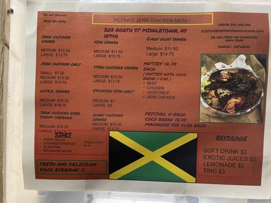 Menu photo 2 Peppa’s Jerk Chicken Middletown, NY Menu photo 2 Peppa’s Jerk Chicken Middletown, NY
