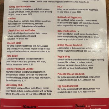 Cantaberry - Cantaberry menu 2 - New American Near Me - Blue Ridge, Georgia