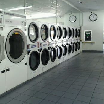 Garfield Coin Laundry - Smaller wall of dryers upon dryers! (Including the gigantonomous $5 dryer!) - Laundromat Near Me - Montebello, California