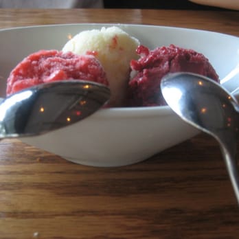Parkside - house sorbet- pineapple, strawberry, blackberry - Seafood Near Me - Austin, Texas Parkside - house sorbet- pineapple, strawberry, blackberry - Seafood Near Me - Austin, Texas