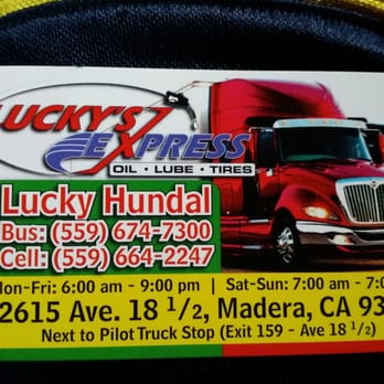 Lucky's Express - Commercial truck & trailer tires and lube - Tires Near Me - Madera, California Lucky's Express - Commercial truck & trailer tires and lube - Tires Near Me - Madera, California