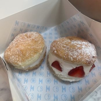 Chubby Baker - thai young coconut donut and strawberry and cream donut // ig: @sandyeatslocal - Donuts Near Me - Salt Lake City, Utah Chubby Baker - thai young coconut donut and strawberry and cream donut // ig: @sandyeatslocal - Donuts Near Me - Salt Lake City, Utah