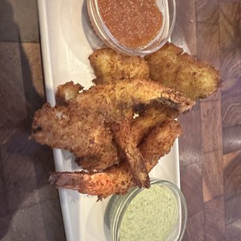 The Henry - Crispy Coconut Shrimp - never had butterflied coconut shrimp and it was incredible. 8.9/10 - New American Near Me - Phoenix, Arizona The Henry - Crispy Coconut Shrimp - never had butterflied coconut shrimp and it was incredible. 8.9/10 - New American Near Me - Phoenix, Arizona