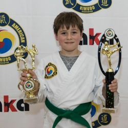 Delavan Flying Dragons Martial Arts - Dylan Rodgers took 1st in Forms and 4th in Free Fighting