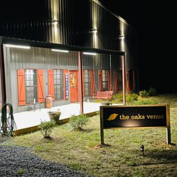 Exterior outside entrance of The Oaks Venue - Jena, Louisiana Exterior outside entrance of The Oaks Venue - Jena, Louisiana