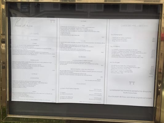 Menu photo 5 Restaurant Pierre Gagnaire Paris, 75