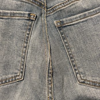Perfect fit studio - Misaligned jeans 1 up close - Sewing & Alterations Near Me - Westminster, California