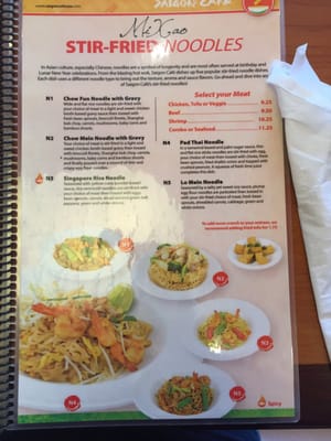 Menu photo 5 Saigon Cafe - Cumberland Smyrna, GA