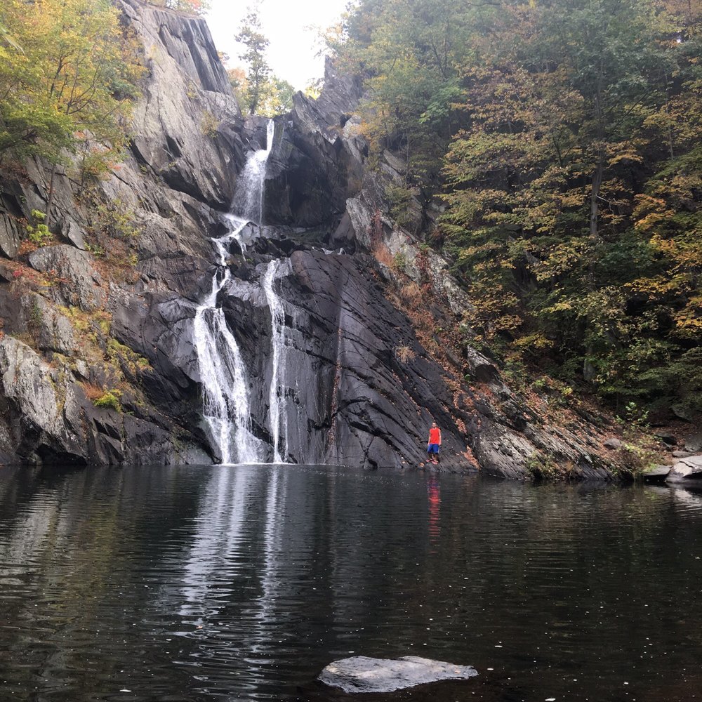 High Falls - Base view. - Hiking Near Me - Philmont, New York High Falls - Base view. - Hiking Near Me - Philmont, New York