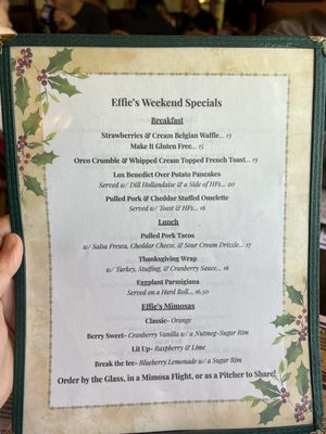 Menu photo 3 Effie's Place West Hartford, CT Menu photo 3 Effie's Place West Hartford, CT